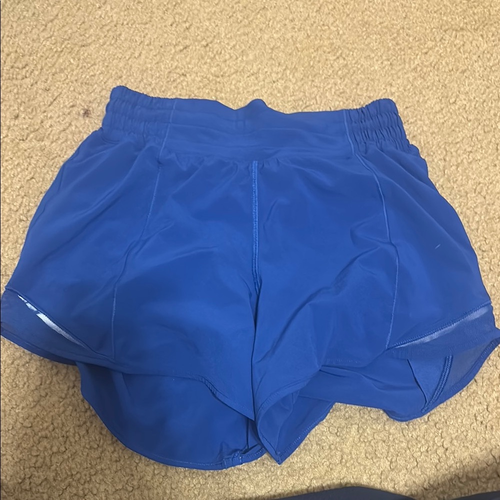 Lululemon Hotty Hot High-rise Athletic Shorts in Bold Blue